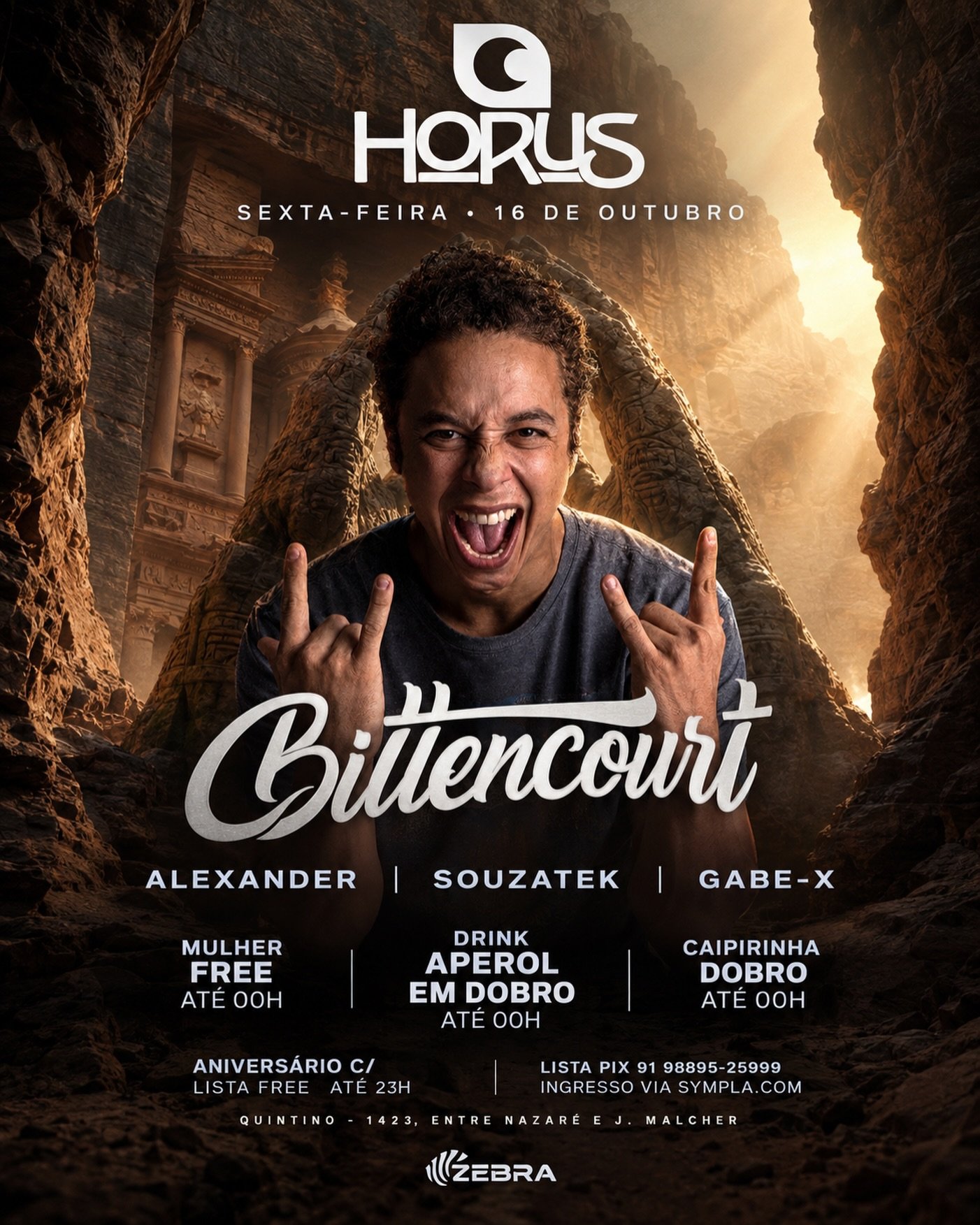 Festa Horus leva o trance de Bittencourt ao Zebra Club