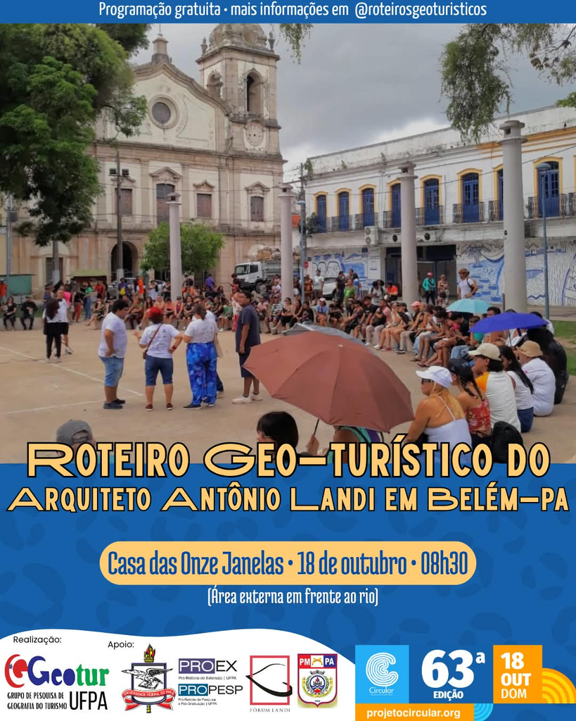 Caminhada gratuita percorre a Belém do arquiteto Antônio Landi no Projeto Circular