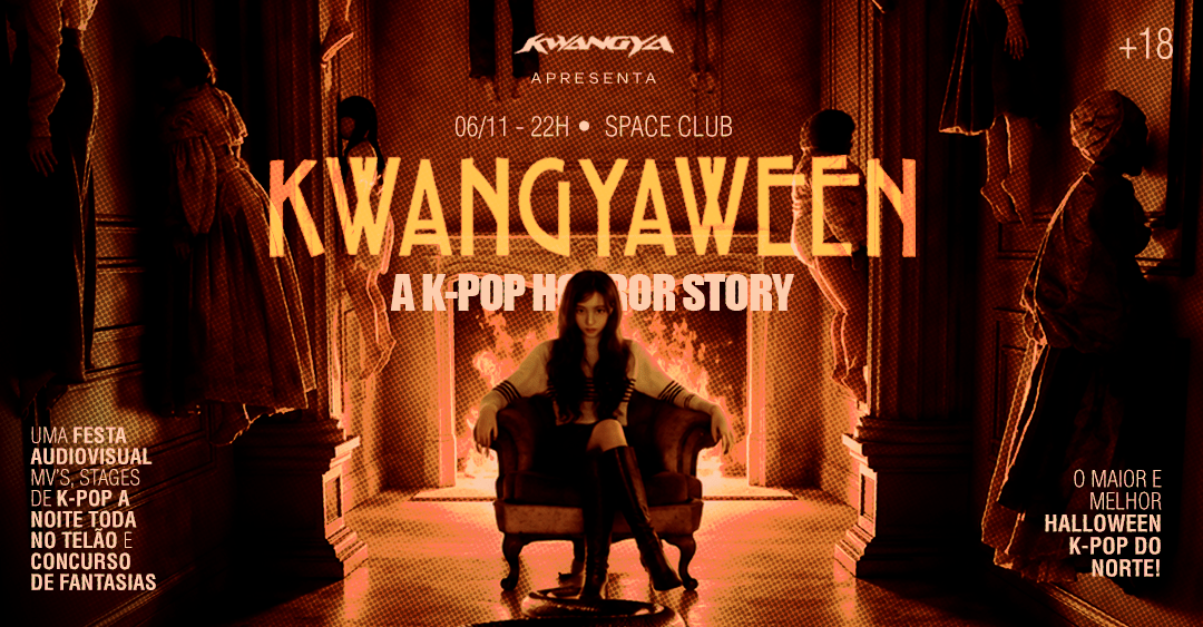 Kwangyaween faz o Halloween do K-pop com clipes no telão no Space Club