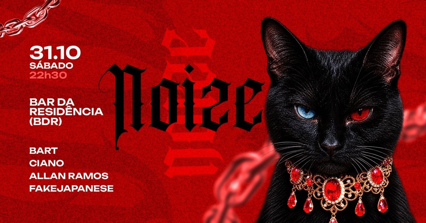 Noize faz Halloween de pop e divas no Bar da Residência