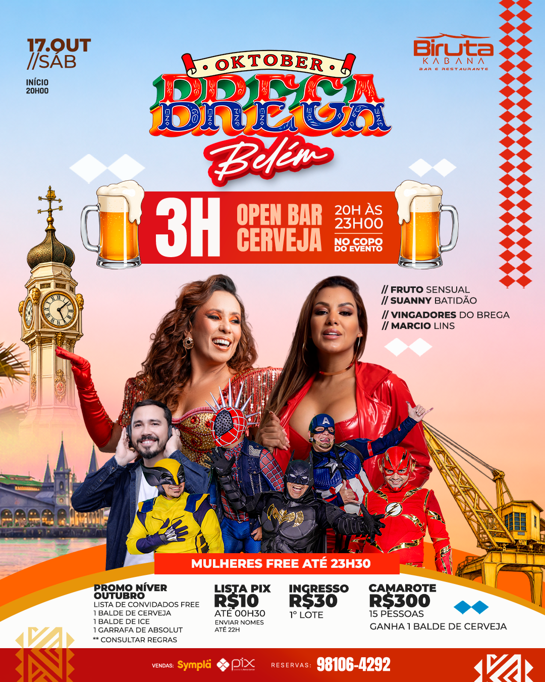 Oktoberbrega Belém no Açaí Biruta