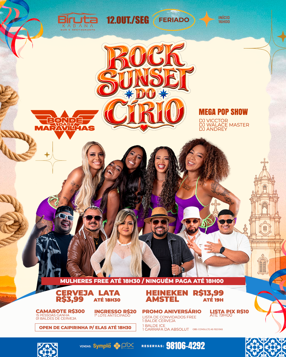 Rock Sunset Círio Açaí Biruta em Belém