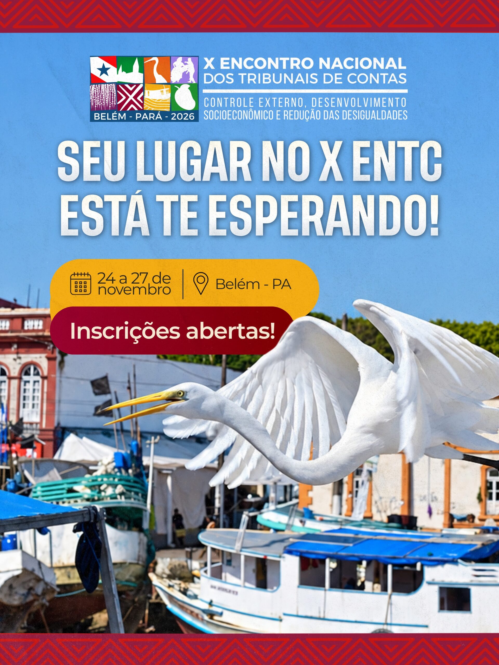 X Encontro Nacional dos Tribunais de Contas ocupa o Hangar em Belém